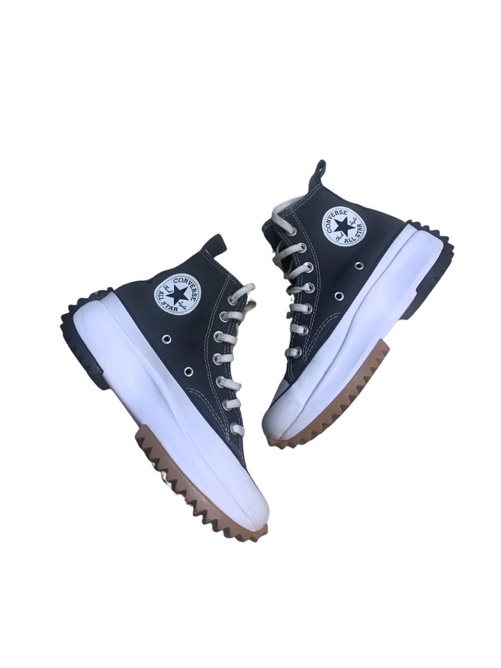Converse Chuck Taylor All Star High Top Platform Sneakers Gray Streetwear Grunge